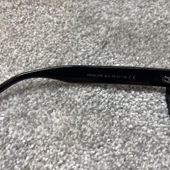 Rachel Zoe Penelope Sunglasses Black - New with case - Picture 4 of 5